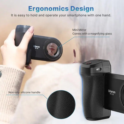 MA35 Phone Selfie Booster Handle Grip Bluetooth Photo Stabilizer Holder with Magsafe Shutter Release Iphone Mobile Stand